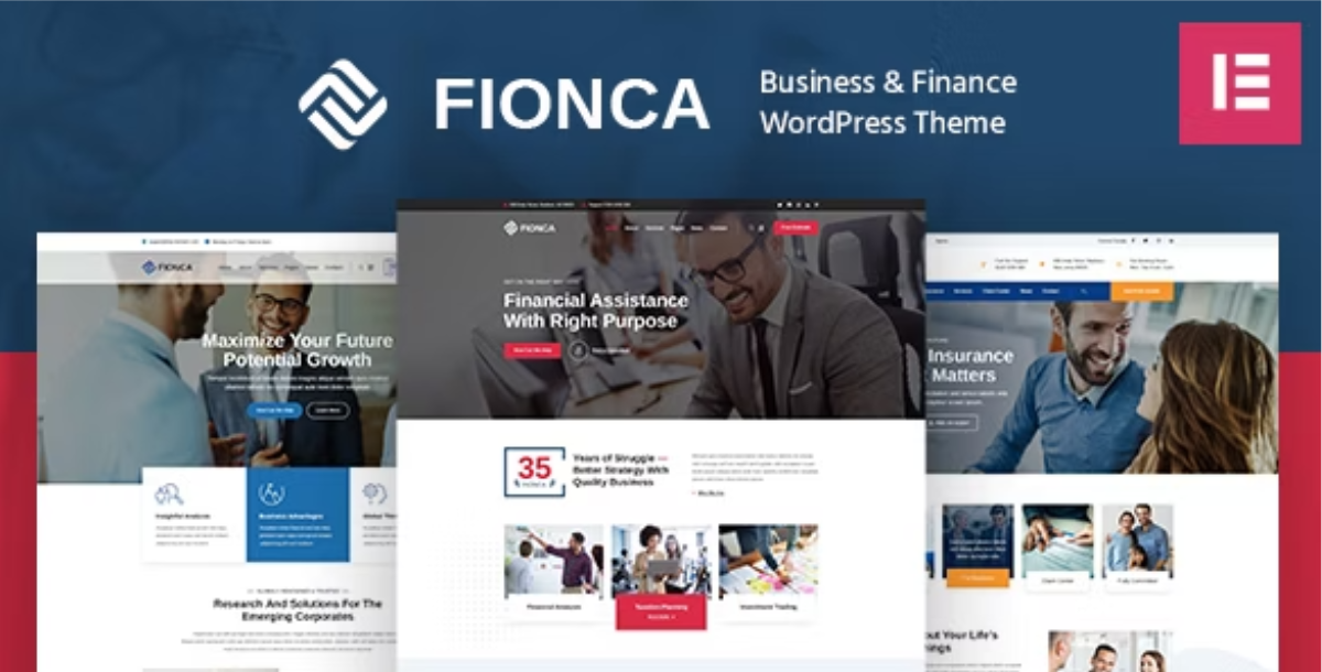 Fionca - Business & Finance WordPress Theme