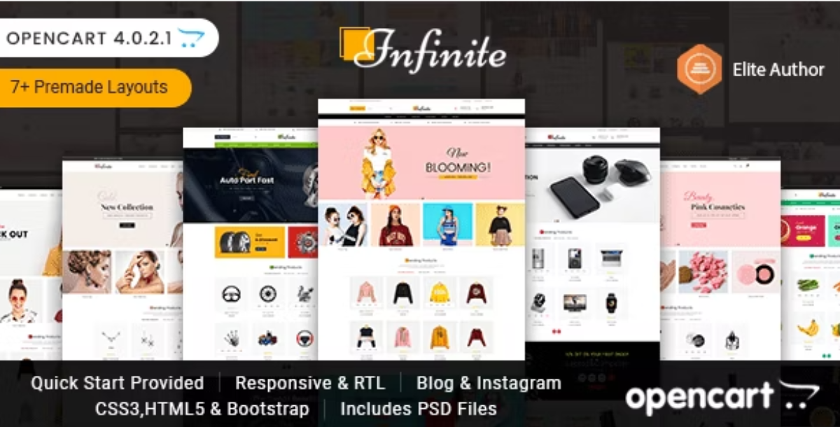 Infinite - Responsive Opencart Theme