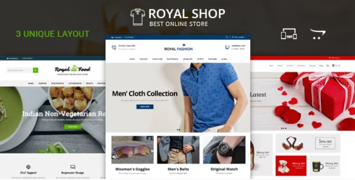 Royal Shop - OpenCart 2 & 3 Responsive Theme