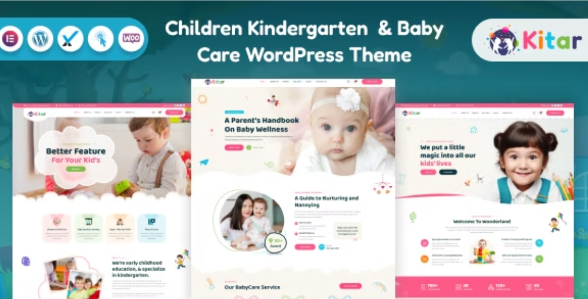 Kitar – Children Kindergarten & Baby Care WordPress Theme