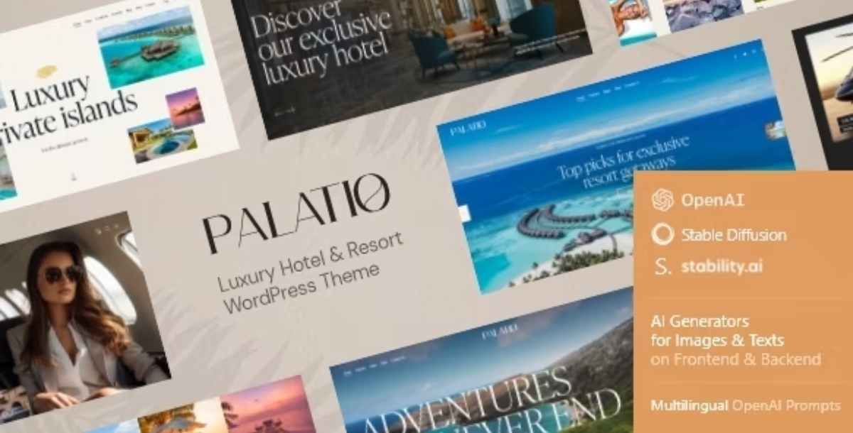 Palatio — Luxury Hotel & Resort WordPress Theme