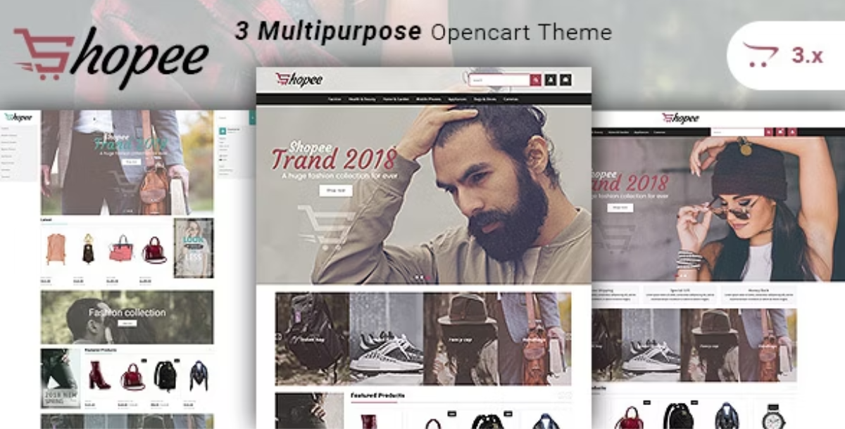 Shopee - Multipurpose Responsive Fashion Opencart 3 Theme