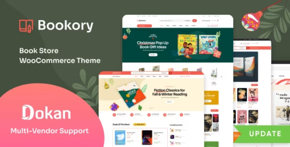 Bookory - Book Store WooCommerce Theme