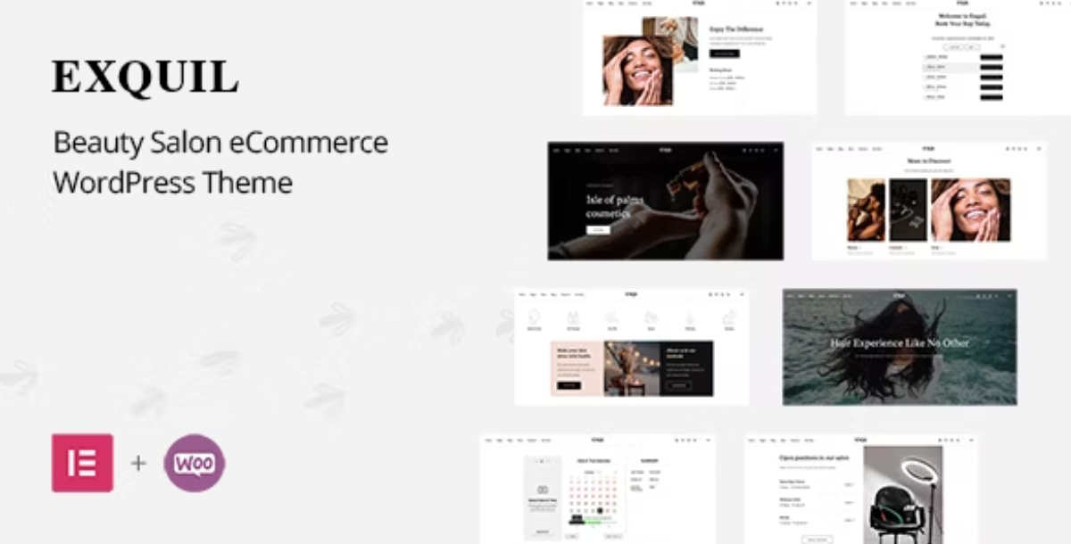 Exquil – Beauty Salon eCommerce Theme