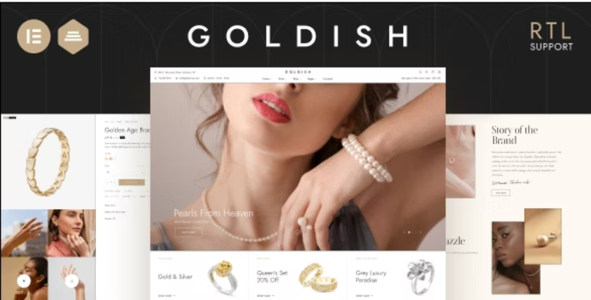 Goldish - Jewelry Store WooCommerce Theme