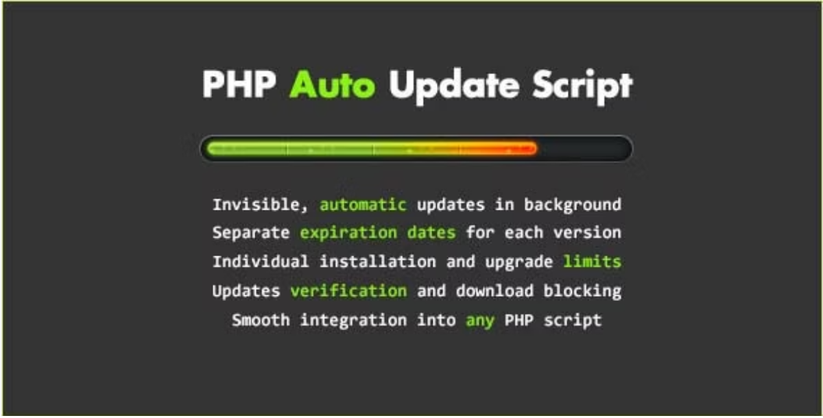 PHP Auto Update Script