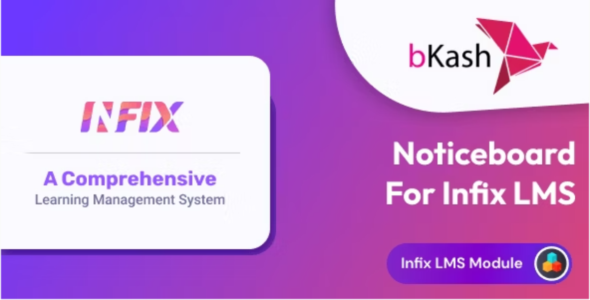 Noticeboard add-on | Infix LMS Laravel Learning Management System
