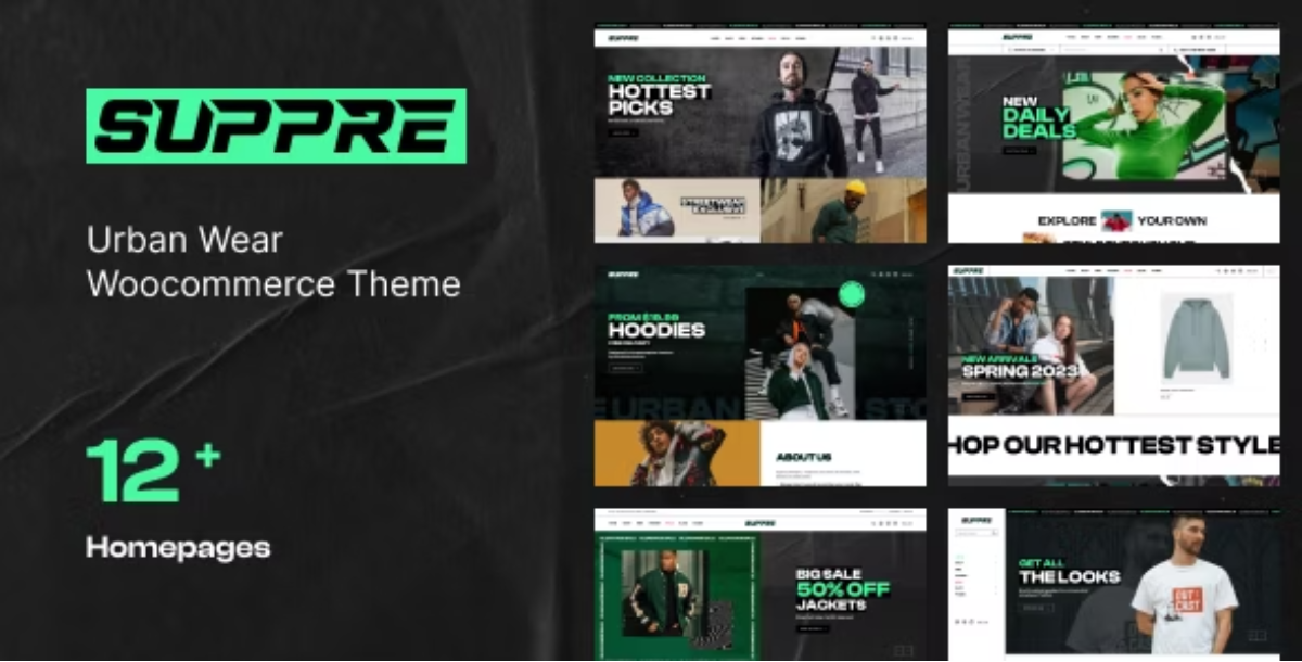 Suppre - Urban Wear WooCommerce Theme