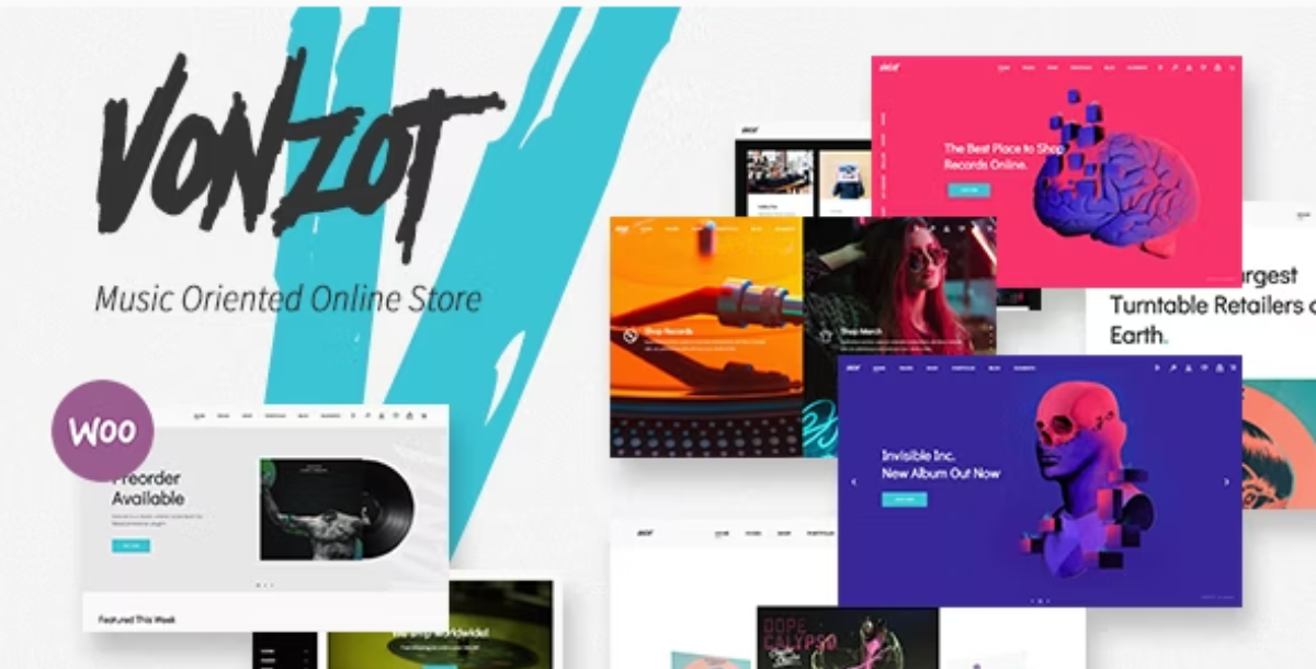 Vonzot - Music Oriented WooCommerce Theme