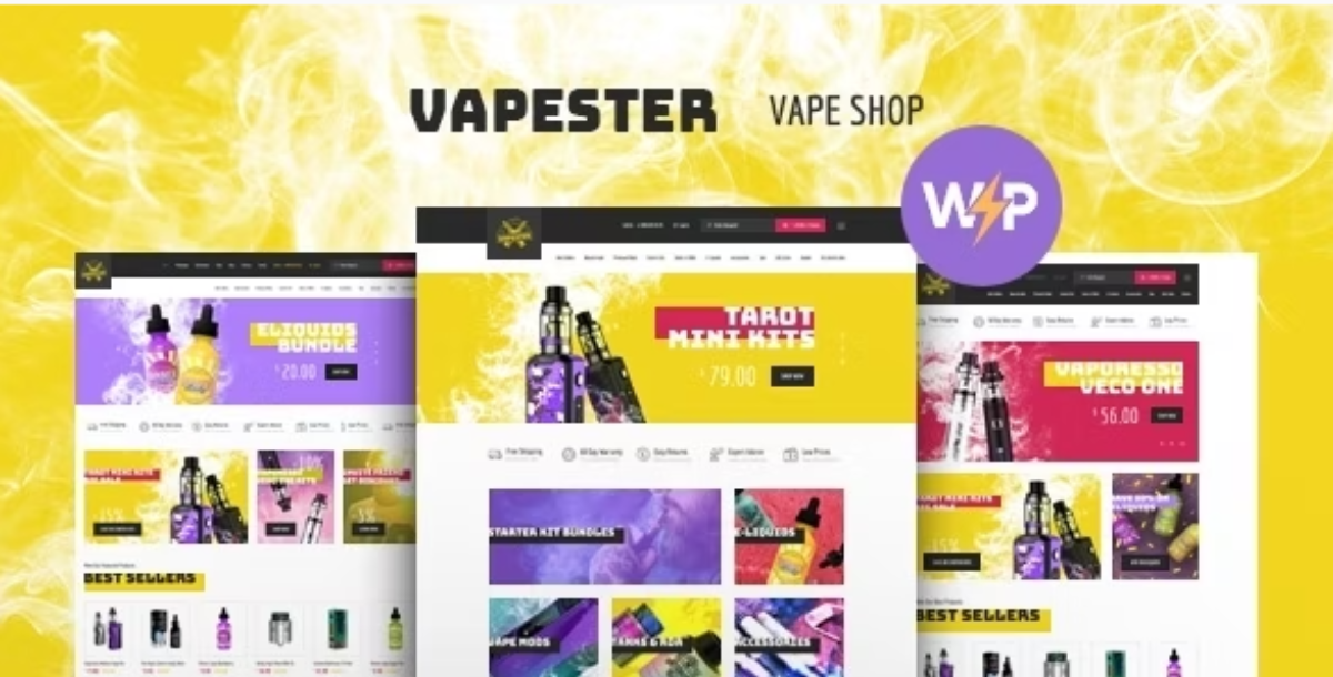 Vapester | Cigarette Store & Vape Shop WooCommerce Theme