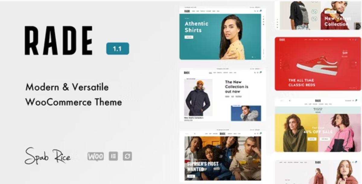 Rade - A Versatile WooCommerce Theme