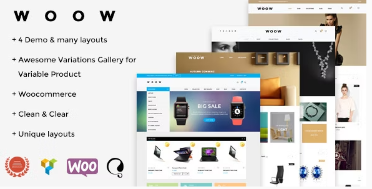 WOOW - Responsive WooCommerce Theme