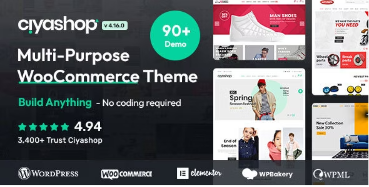 CiyaShop - Multipurpose WooCommerce Theme