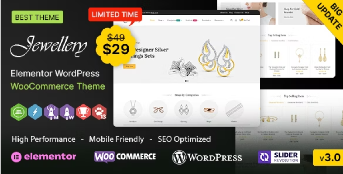 Jewellery WP - Elementor WooCommerce Responsive Theme