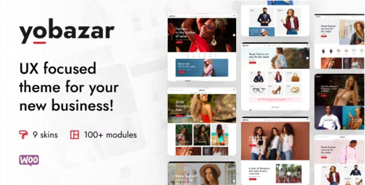 Yobazar - Elementor Fashion WooCommerce Theme