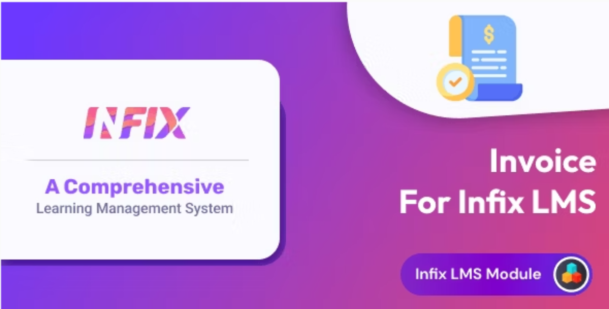 Invoice Addon | Infix LMS Laravel Learning Management System