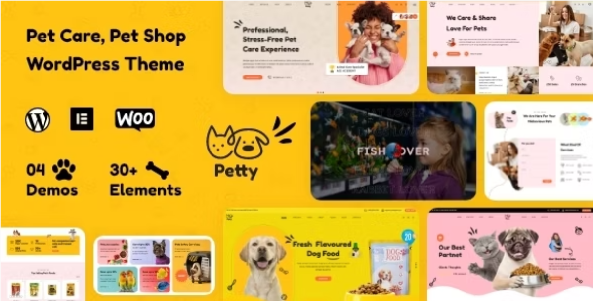 Petty - Pet Care & Pet Shop WooCommerce Theme