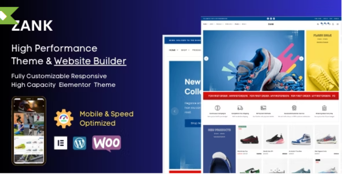 Zank - Elementor WooCommerce Theme Builder