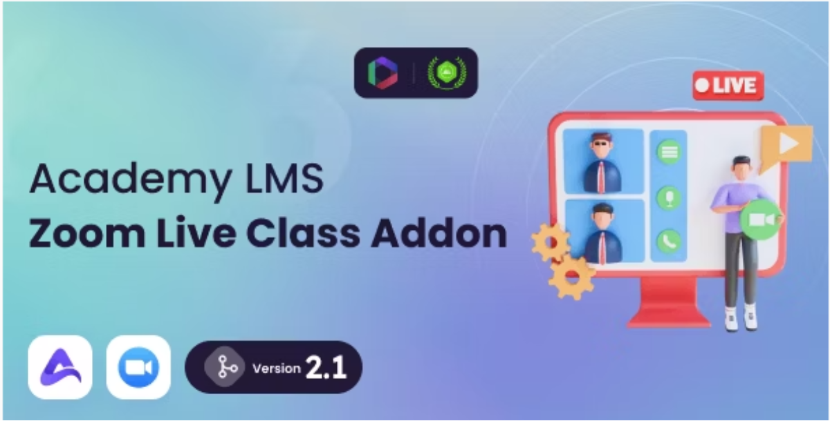 Academy LMS Zoom Live Streaming Class Addon