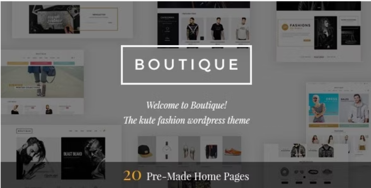 Boutique - Kute Fashion WooCommerce Theme ( RTL Supported )