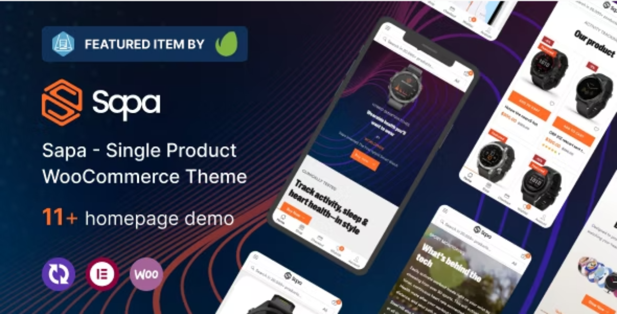 Sapa - Product Landing Page WooCommerce Theme