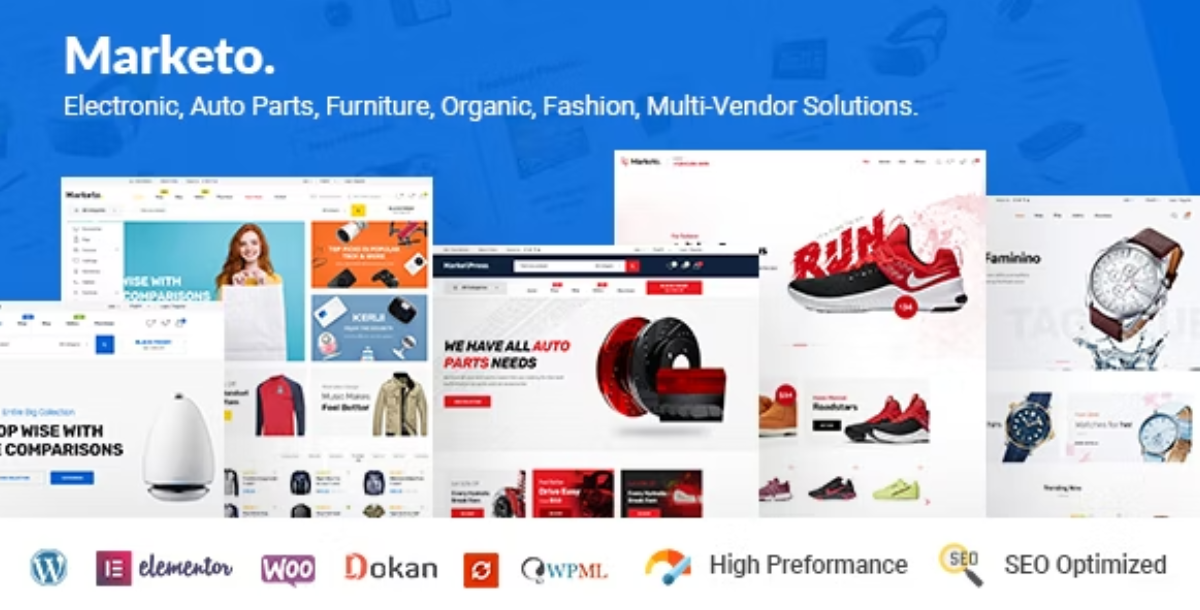 Marketo - eCommerce & Multivendor Marketplace Woocommerce WordPress Theme