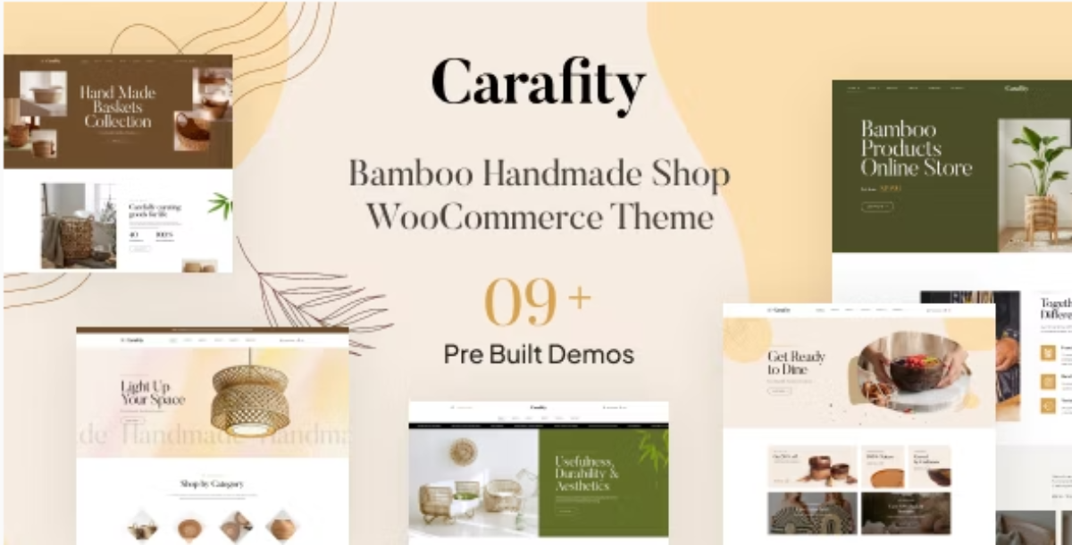 Carafity - Bamboo Handmade Shop WooCommerce Theme