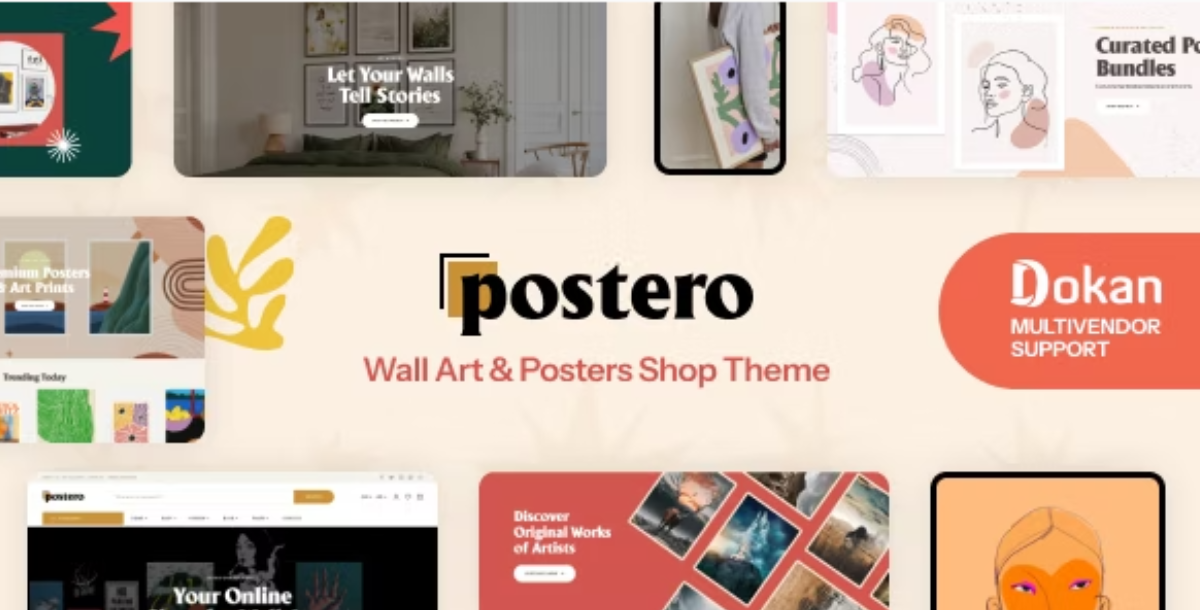 Postero - Wall Art & Poster WooCommerce Theme