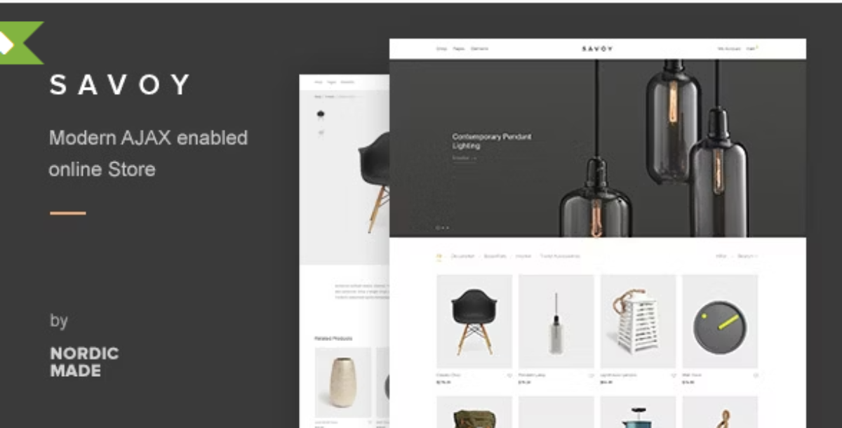 Savoy - Minimalist AJAX WooCommerce Theme
