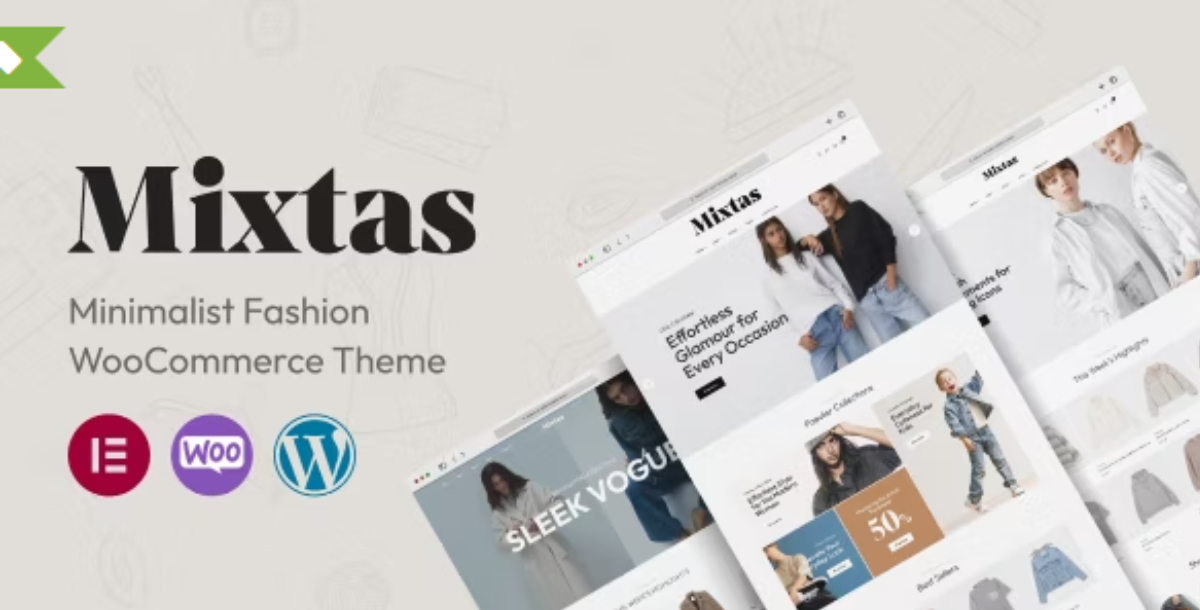 Mixtas - Minimalist Fashion WooCommerce Theme