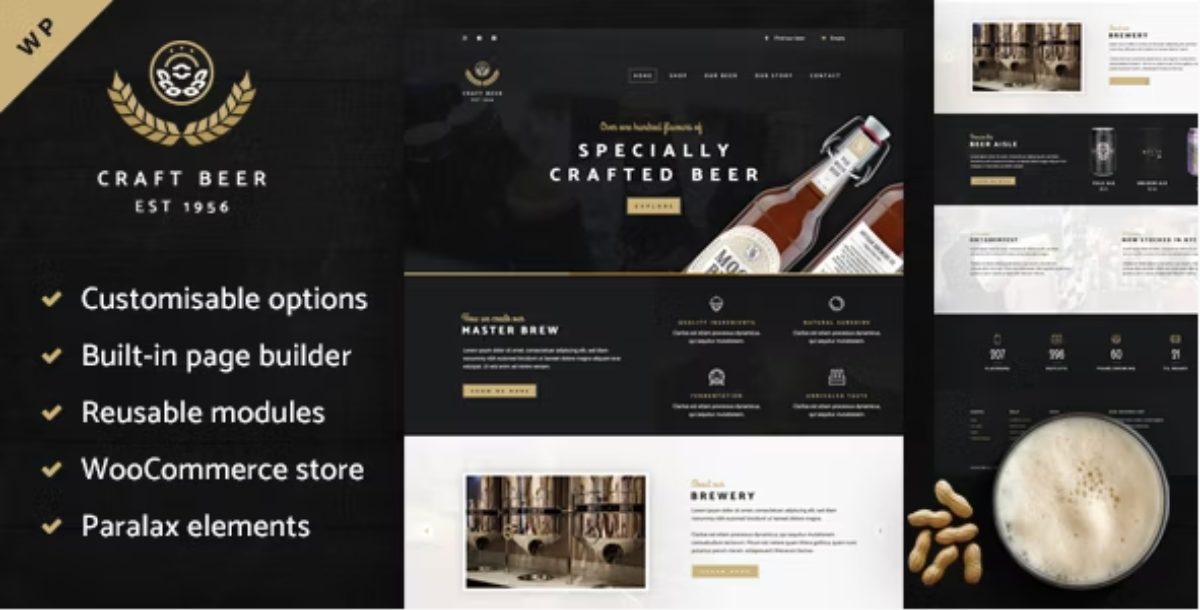 Craft Beer Nation - WooCommerce Theme