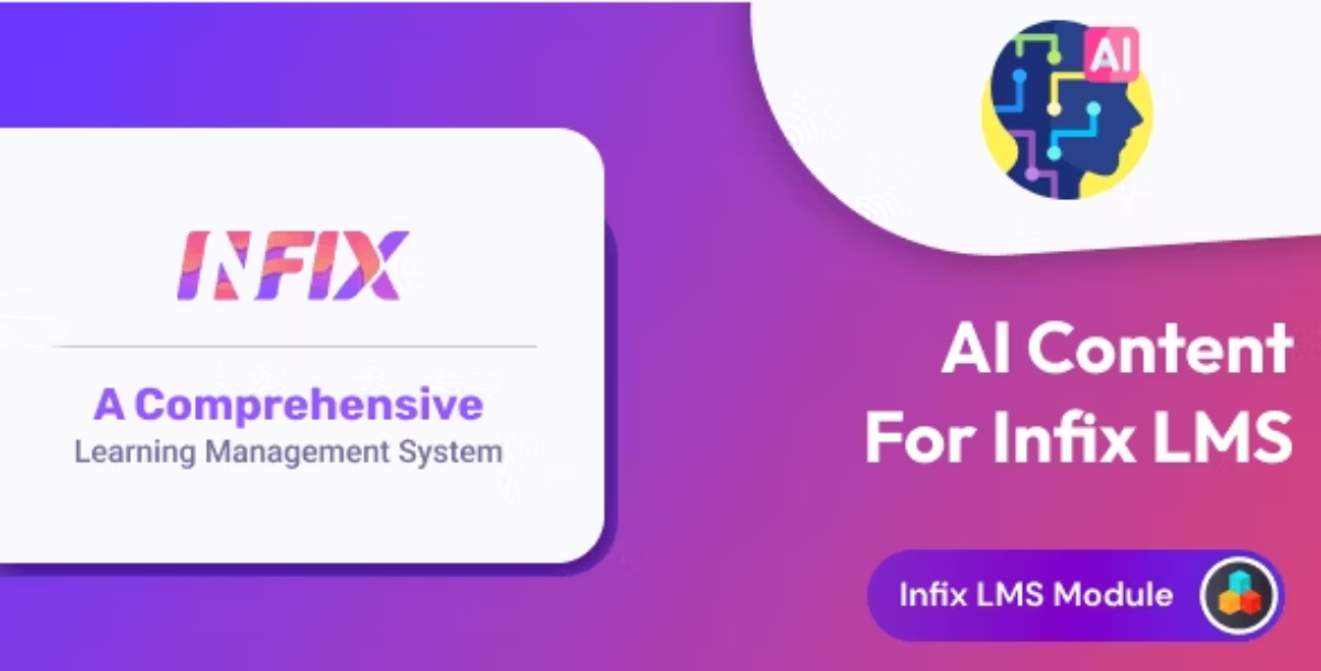 AI Content add-on | Infix LMS Laravel Learning Management System