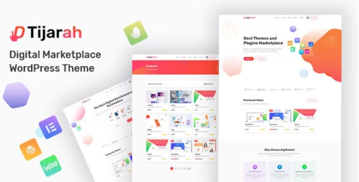 Tijarah | Digital Marketplace WooCommerce Theme