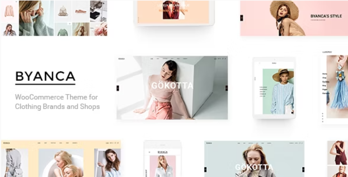 Byanca - Modern WooCommerce Theme for Clothing Brands and Shops