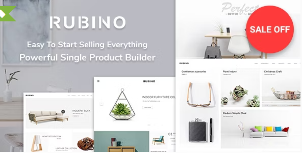 Rubino - Minimal & Creative WooCommerce Theme