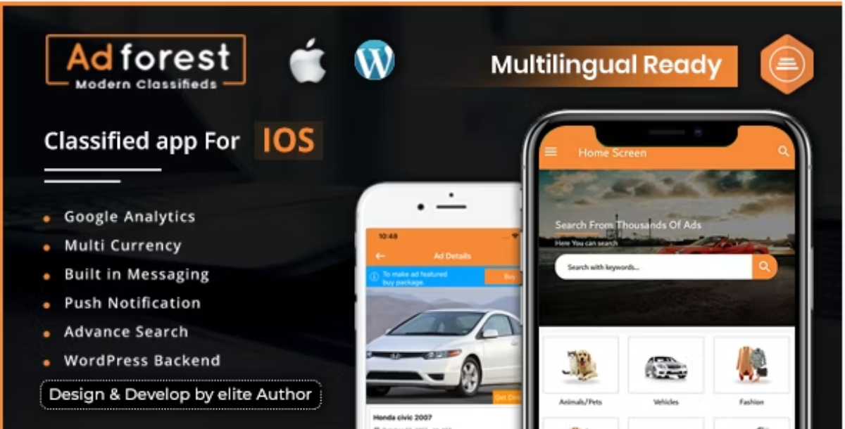 AdForest - Classified Native IOS App