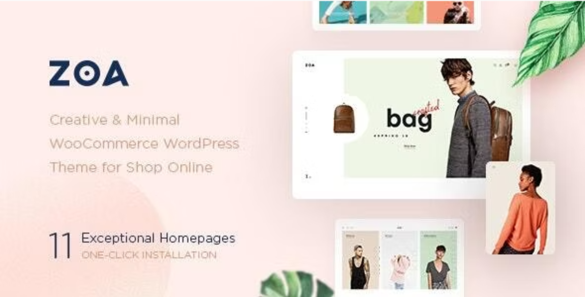 Zoa - Minimalist Elementor WooCommerce Theme