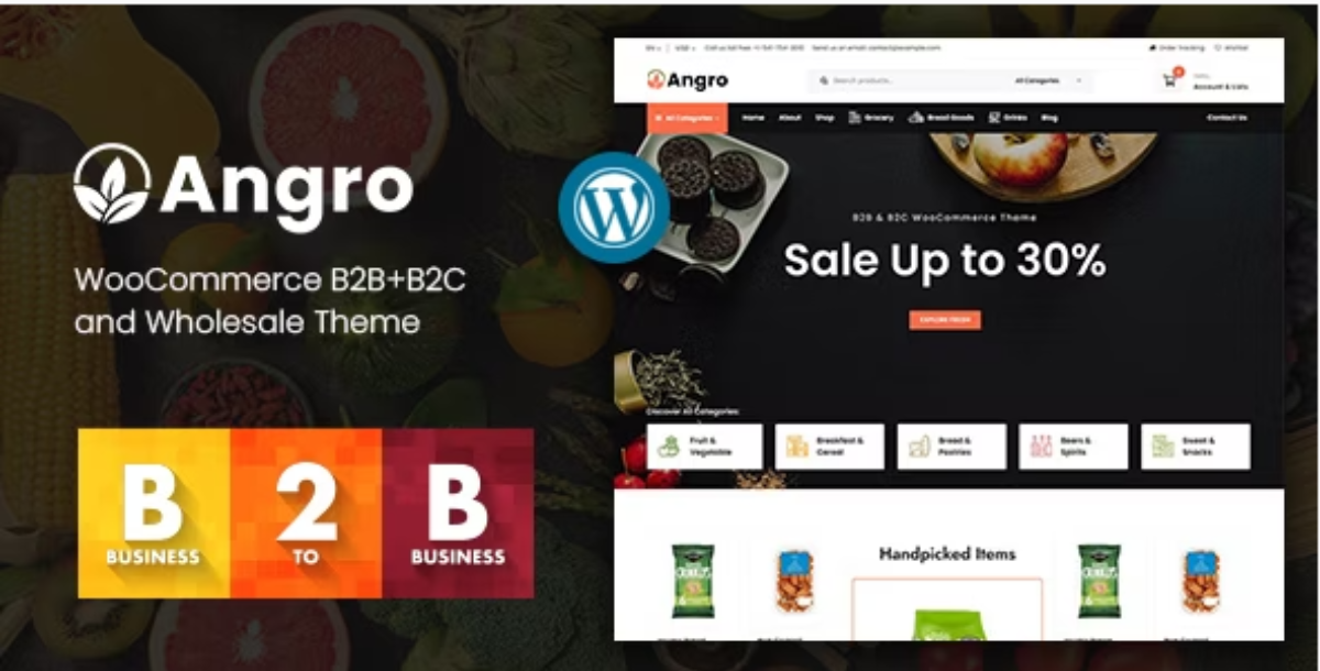 Angro - WooCommerce B2B & Wholesale Theme