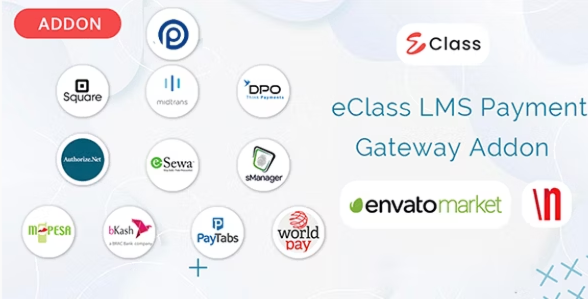 eClass LMS Payment Gateways Addon