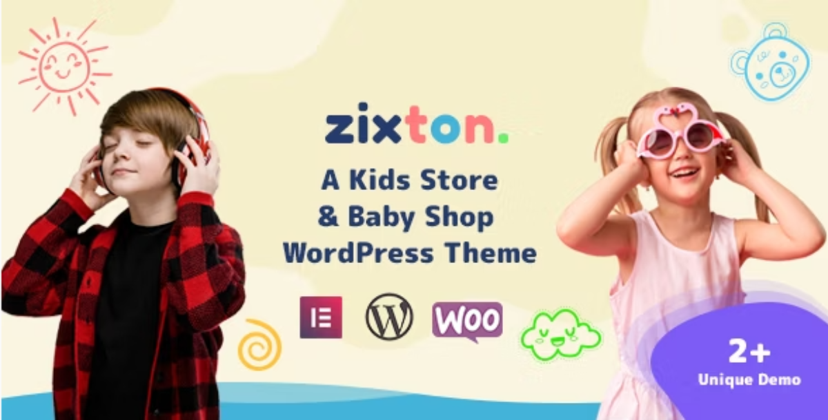 Zixton - Baby Fashion WooCommerce Theme