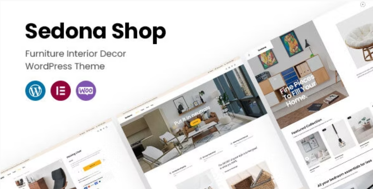 Sedona Shop | Furniture Interior Decor WooCommerce WordPress Theme