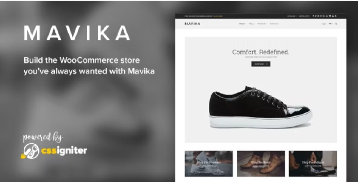 Mavika - WooCommerce Shop Theme