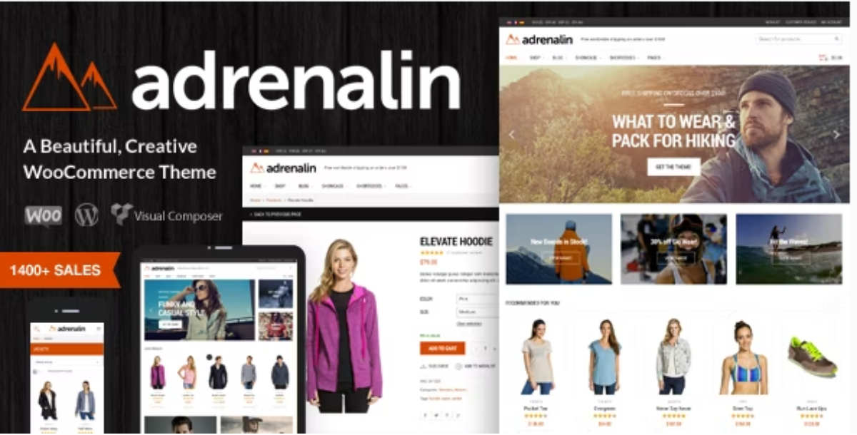 Adrenalin - Multi-Purpose WooCommerce Theme