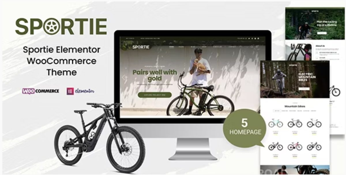 Sportie - Elementor WooCommerce Theme