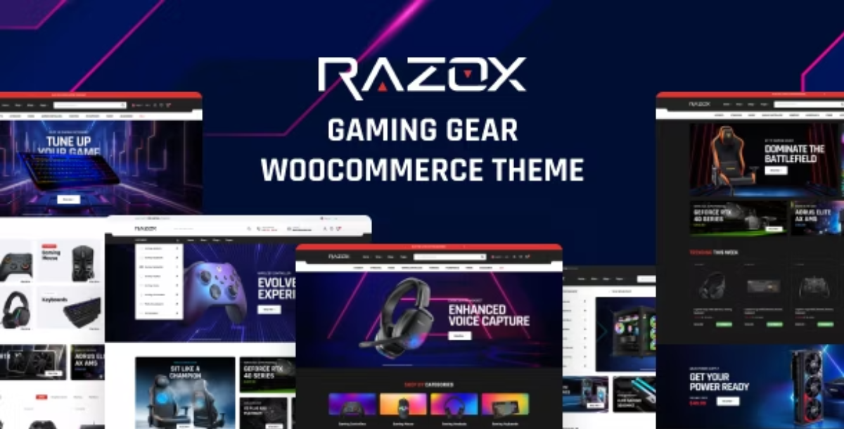 Razox - Gaming Gear WooCommerce Theme