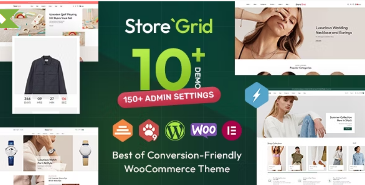 StoreGrid - Fashion & Multipurpose WooCommerce Theme