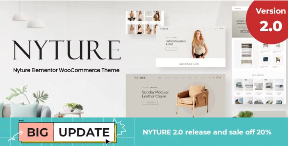 Nyture - Furniture WooCommerce Theme