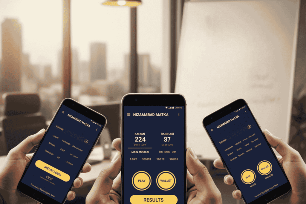 Professional developers at Digital Vyapar Seva in Nizamabad designing a high-performance, secure Mobile Matka App with a clean user interface and real-time updates