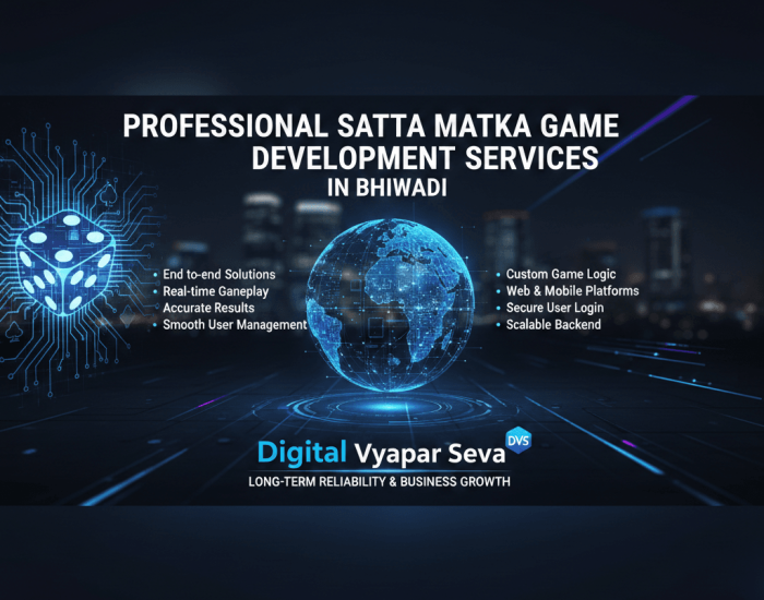 Digital Vyapar Seva: Platform Performance Highlights A successful Matka platform must remain stable during peak usage hours. Our development strategy focuses on performance, reliability, and scalability from the planning stage itself.