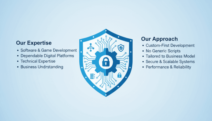 Digital Vyapar Seva is a professional software and game development company specializing in building robust digital platforms across India. We focus on result-based and gaming systems where accuracy, stability, and security are paramount for business success. As experienced developers in the Satta Matka Game Development sector in Kalaburagi, we adhere to a fully custom development approach. We never rely on ready-made scripts or generic frameworks. Our Core Commitments: Customization: Every Matka platform is developed specifically based on the client’s business model, operational workflow, and future growth plans. Foundation: Our work is built on the pillars of Transparency, performance, and long-term reliability.